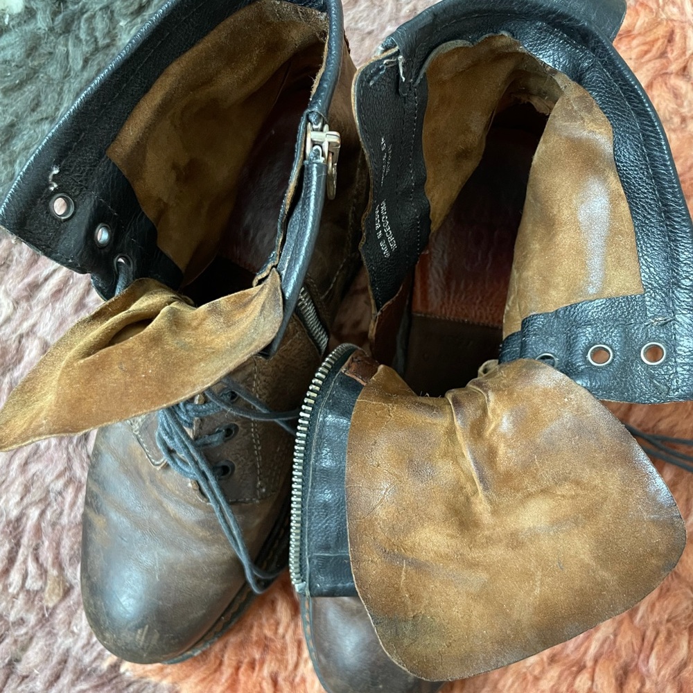 A.S.98 Johnnies Lace-Up Boot / Brown Leather - Picture 4 of 6